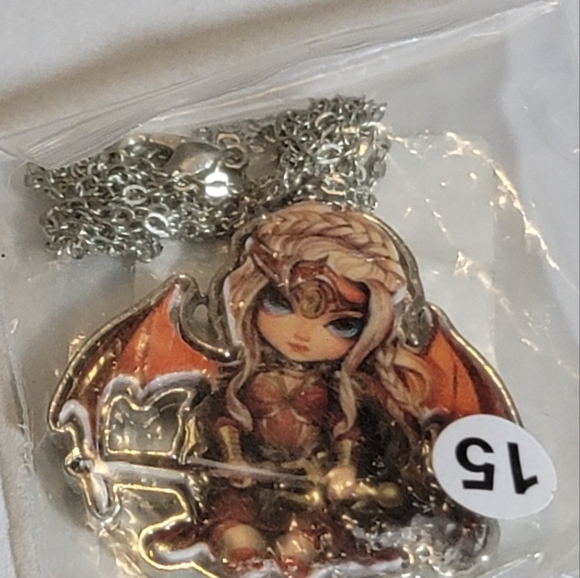 Fairy Warrior princess FAIRY necklace pendant and chain new - Picture 3 of 3